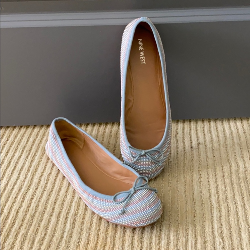 Nine West colorful ballet flats!! NWOT